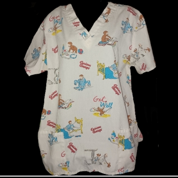 Curious George Scrub Top - Picture 5 of 5